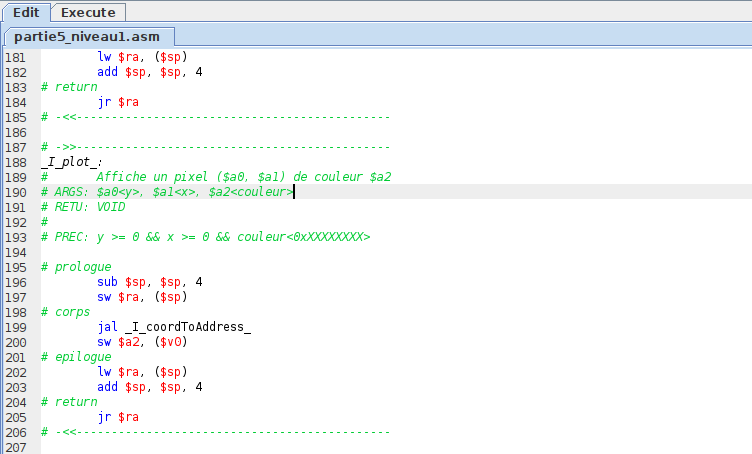 exemple de code Assembleur